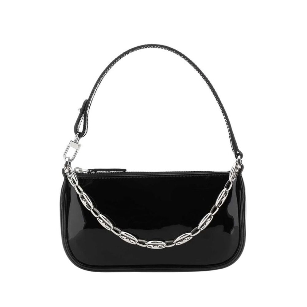 By Far Women Black Leather Mini Rachel Handbag